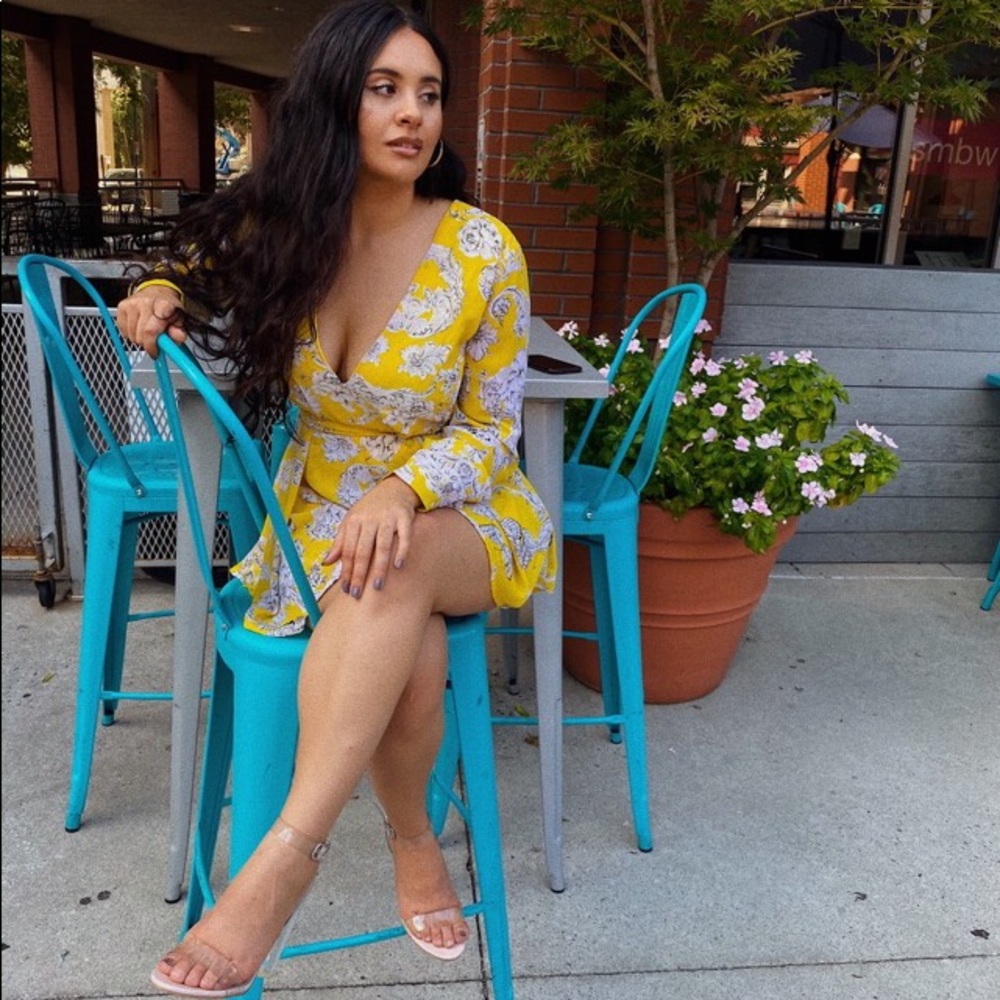 Floral short jumpsuit
